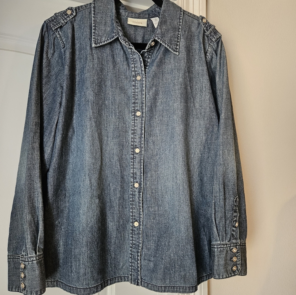 Chicos demin shirt size 3 (16)
